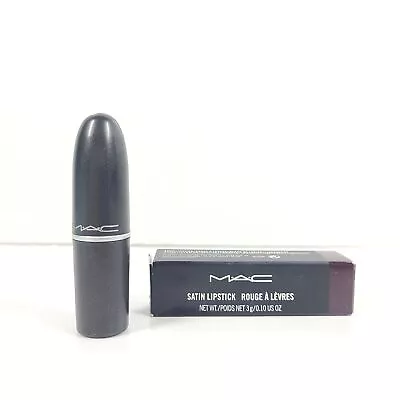 MAC Satin Lipstick  # 805 Cyber Intense Blackish-Purple 10 Oz. /3g Full Size NIB • $12.88