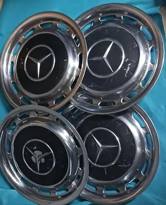 4 Vintage Mercedes Hubcaps • $120