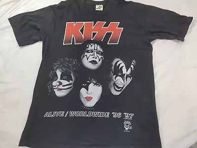 VTG 1996 Kiss Alive Worldwide Tour T-Shirt  I Wanted The Best Size LARGE • $102.50