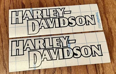 2x Harley Davidson Tank Decals (1 Set) Harley Davidson Sticker Motorcycle Bike • $15