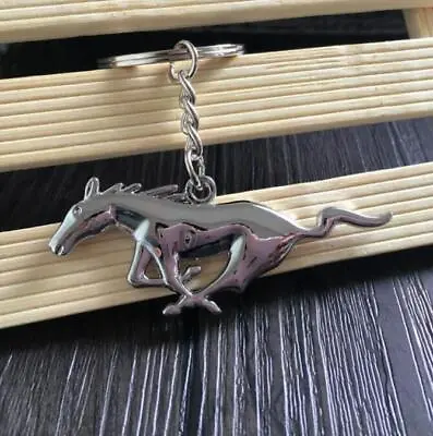 Running Horse Emblem Badge KeyChain Keyring Key Chain For Ford Mustang Shelby • $5.99