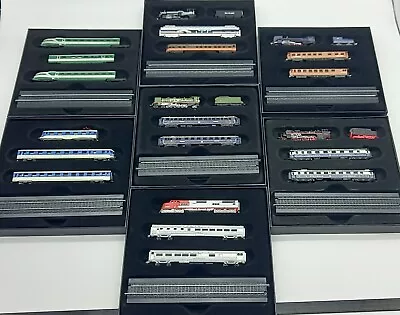 7 X Z Gauge Scale Trains Locomotives Boxed Model Railway Sets Job Lot Collection • £35