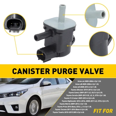 $12.99 • Buy Vacuum Switch Valve Vapor Purge Solenoid 90910-12276 For Scion Toyota Highlander