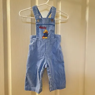 Vintage Paddington Bear By Thomas Blue Corduroy Overalls Boys Size 3-6 Months • $19.99