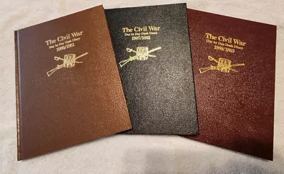 The Civil War Day By Day Desk Diary 1986-1988 Complete Set 1861 - 1863 - 3 Books • $14.95