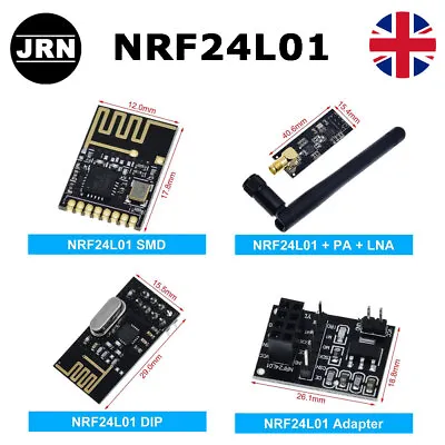 NRF24L01+ 2.4GHz Wireless RF Transceiver NRF24L01+PA+LNA Module For Arduino UK • £3.29