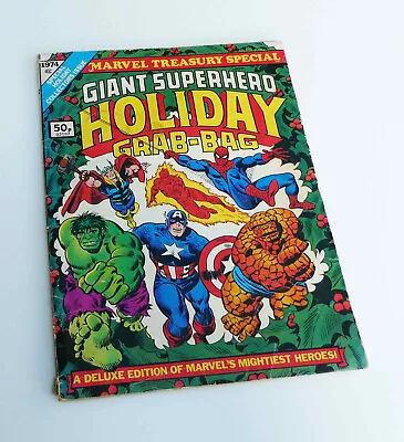 £7.50 • Buy Marvel Giant Superhero Holiday Grab-bag 1974