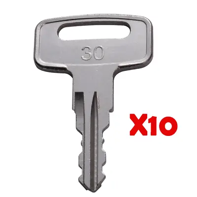 10X Key Wacker Trench Roller And Heavy Equipment Ignition Keys 160431  • $12.29