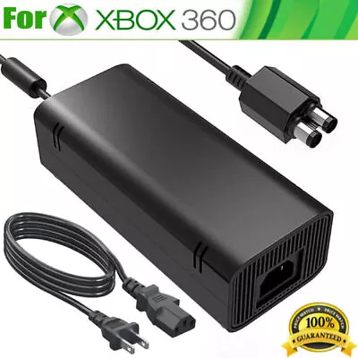 Newest Xbox 360 Slim Console AC Adapter Cord Power Supply Brick Charger Black • $17.98