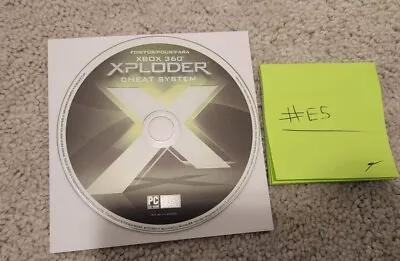 Xbox 360 Xploder Cheat Disc Only Tested Same Day Ship Read Desc  • $19.99