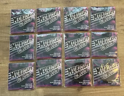 Lot Of 12 Musician's Choice Nickel Wound Electric Guitar Strings MC10 Light NEW • $45