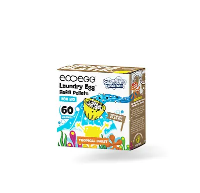 Ecoegg X SpongeBob Laundry Egg Refill Pellets NON BIO • £6