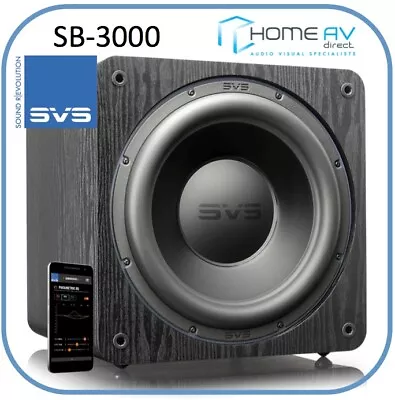 SVS SB-3000 13  Hifi Cinema Subwoofer 800 Watts - Black Ash • £1349