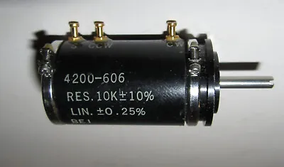 BEI DUNCAN 4200-606  R-10K +/- 10% Linear +/- 0.25% Multi 10-turn Potentiometer • $89.95