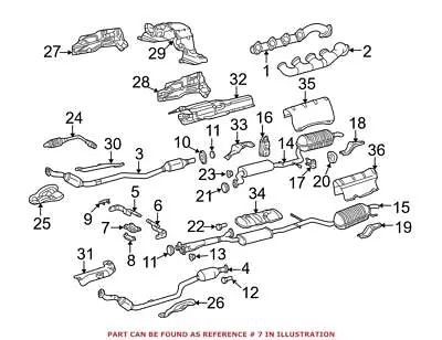 NEW For Mercedes W203 W209 W211 W220 Exhaust Bracket Plate Rubber Pad Genuine • $10.76