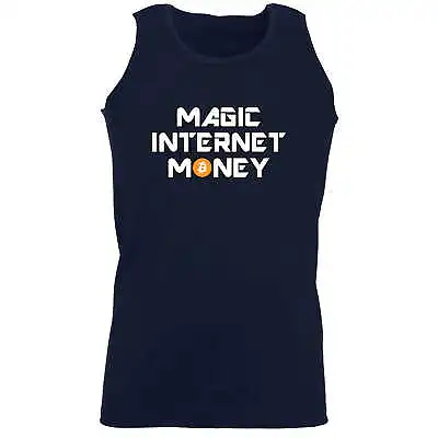 Bitcoin Magic Internet Money Crypto Cryptocurrency - Singlet Vest Tank Top • $19.95