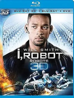 I ROBOT 3D Will Smith 2-DISC BLU RAY DVD BRAND NEW I Robot Irobot • £14.18