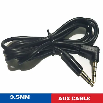 3.5mm Jack Plug  Male Cable-Audio Lead Headphone/iPod/Aux/MP3 4 Pole • £2.99