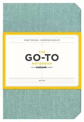 Go-to Notebook With Mohawk Paper Sage Blue Dotted [Simple Dotted Page Notebook • $31.57