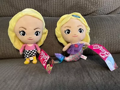 Two BARBIE Chibi Plush Toy Factory Mermaid And Checker Skirt NEW • $10