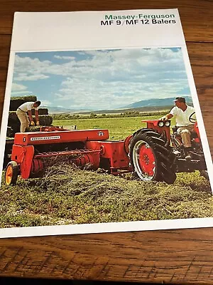 Massey Ferguson 9 12 Baler Brochure FCCA • $21.99