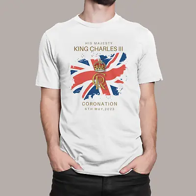 King Charles Iii Coronation 2023 Union Jack T Shirt 6th May Adults Kids • £8.99