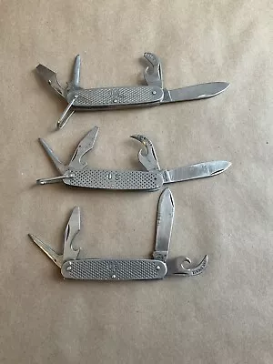 Vintage US Military Folding Pocket Knifes - 3 Total • $70