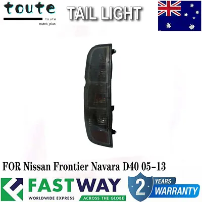 Fit Nissan Frontier Navara Tekna D40 Tail Light Rear Lamp Black Smoke Len Left • $79