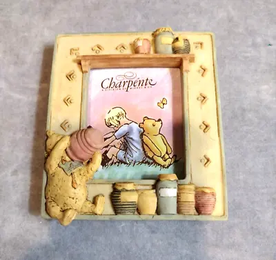 Charpente Disney Classic Pooh W/ Honey Pots Photo Frame Nursery Bear • $29.99