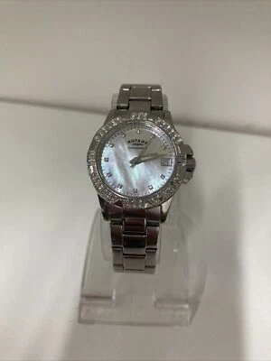 £39 • Buy Rotary Chronospeed Ladies Wrist Watch Mother Of Pearl Face