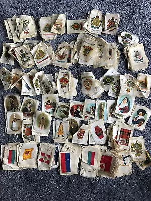 £7.60 • Buy 292  BDV Cigarette Silks Cards Regimental Colours, Old Masters, Flags Etc