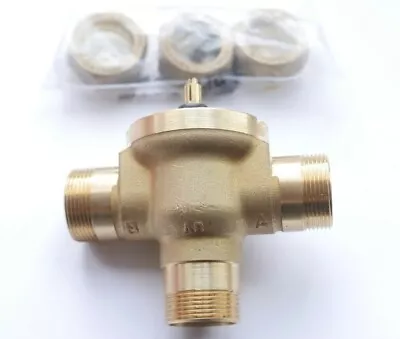 HONEYWELL SMARTFIT 3 PORT VALVE 22mm VU13A  WITH COMPRESSION FITTINGS  • £34.99