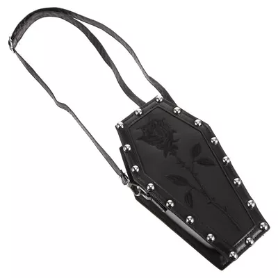 Halloween Gothic PU Coffin Crossbody Bag-MI • £14.38