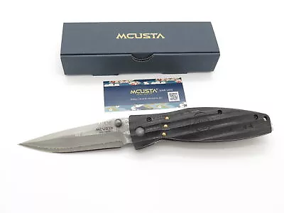 Mcusta Seki Japan Nobunaga MC-181D Micarta & VG-10 Damascus Folding Pocket Knife • $196