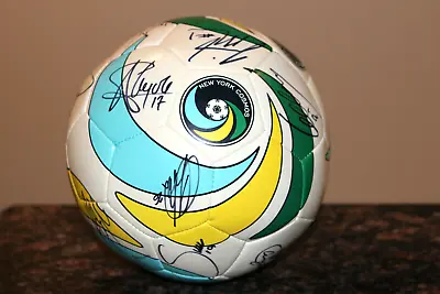 AUTHENTIC New York Cosmos Autographed Team Signed NASL Soccer Ball By Umbro NEW • $341.92