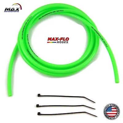 $12.95 • Buy 6’ FT X 1/8” ID X 1/4” OD NEON GREEN FUEL LINE GAS TUBE CARB VENT HOSE - ETH OK