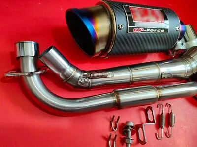 Low Exhaust 2  For Honda Grom Carbon Power BOMB Full System  Msx125 2014-2024 • $199