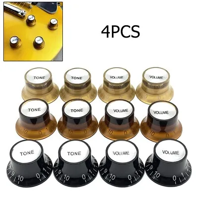 4?? Electric Guitar Top Hat Volume&Tone Knobs For Gibson Epiphone Les Paul SG ST • $17.15