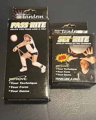 Tandem Sport Volleyball Training Aid Pass Rite & Set Rite Lot Improve Technique • $20