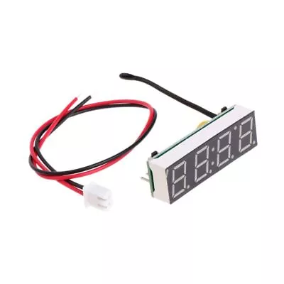 Digital Car Led Electronic Clock For Time Temperature Voltage 3 In 1 Meter 12V 5 • $16.75