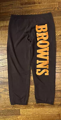 VTG 80s 90s Cleveland Browns Sweatpants Medium Large NFL • $9.99