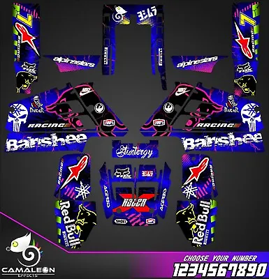 Yamaha Banshee 350 Decals Graphics Stickers Full Kit New Banshee350 ATV • $147