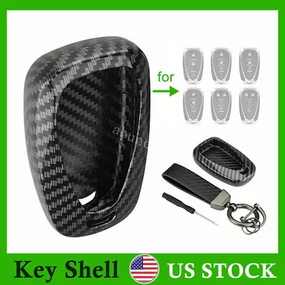 2 3 4 5 Buttons Carbon Fiber Car Key Fob Case Cover For Chevy Camaro Malibu Volt • $11.89