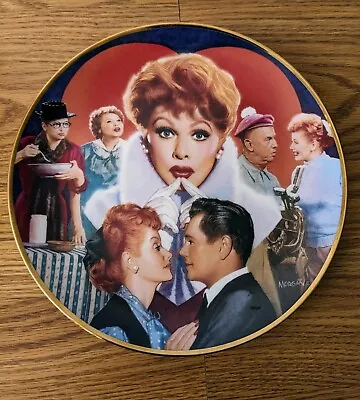 1992 Lucy Official Lucille Ball Commemorative Plate The Hamilton Collection COA • $17.95