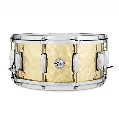 Gretsch Drums Hammered Brass Snare Drum - 6.5 X 14 Inch • $1149