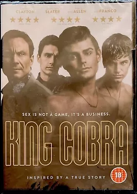 King Cobra DVD 2016 BRAND NEW 🆓📮 Christian Slater James Franco • $22.50