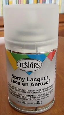 Testors Model Master Dullcote Flat Clear Lacquer Spray Paint Can  3 Oz. 1260 • $8.90