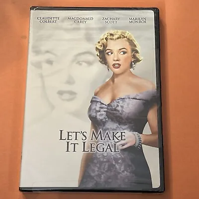 Lets Make It Legal (DVD 2004 Marilyn Monroe Diamond Collection) NEW SEALED • $4.99