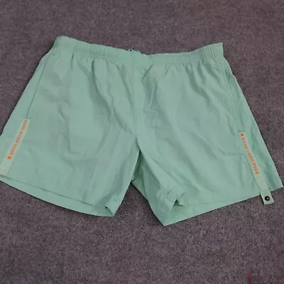 Hugo Boss Mens Shorts L Blue Swim Solid Hybrid Lined Nylon • $25.90