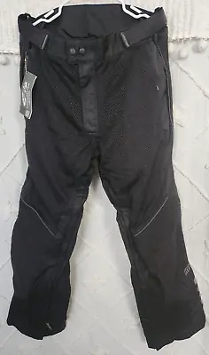NWT ! Joe Rocket Men's Motorcycle Pants FreeAir Mesh Ventilation Short XL Black • $158.88